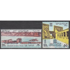 Egipto - Correo 1968 Yvert 726/27 ** Mnh Monumentos de Nubia