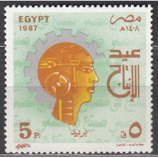 Egipto Correo 1987 Yvert 1343 ** Mnh Dia de la Productividad