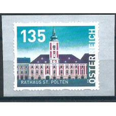 Austria Correo 2020 Yvert 3408 ** Mnh Ayuntamiento de Pöltan- Automatico