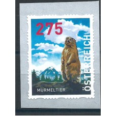 Austria Correo 2020 Yvert 3409 ** Mnh  Marmota - automatico