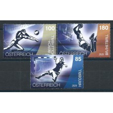 Austria Correo 2020 Yvert 3410/12 ** Mnh Deportes