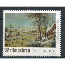 Austria Correo 2020 Yvert 3419 ** Mnh Escena de Invierno