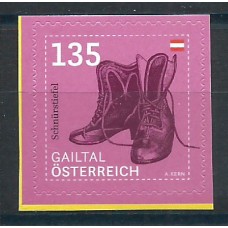 Austria Correo 2020 Yvert 3370 ** Mh Definitivos Botas Gailtal adhesivo de carnet