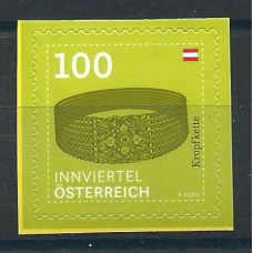 Austria Correo 2020 Yvert 3367 ** Mnh Definitivos Cultivos Innviertel adhesivo de carnet