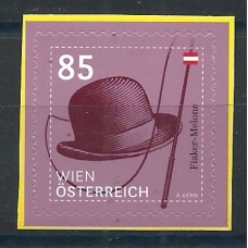 Austria Correo 2020 Yvert 3364 ** Mhh Definitivos Sombrero Wien adhesivo de carnet