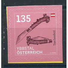 Austria Correo 2020 Yvert 3369 ** Mnh Definitivos Taschenfeitl y bbstal adhesivo de rollo