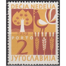 Yugoslavia Beneficencia Yvert 40 ** Mnh Semana de la Infancia