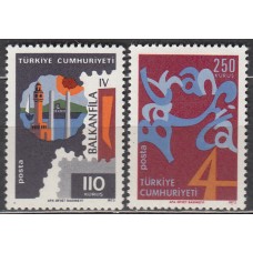 Turquia Correo 1973 Yvert 2069/70 ** Mnh Exposición Filatelica