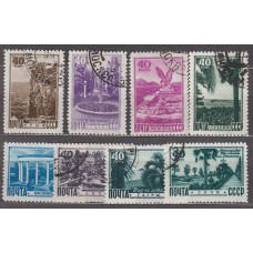 Rusia - Correo 1949 Yvert 1295/1302 usado