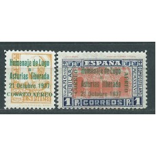 Locales Patrióticos Lugo 1937 Edifil 11/12 * Mh