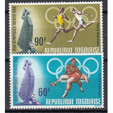 Togo - Aereo Yvert 97/98 ** Mnh Deportes