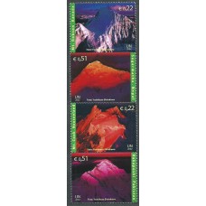 Naciones Unidas Viena Correo 2002 Yvert 376/79 ** Mnh