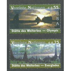 Naciones Unidas Viena Correo 2003 Yvert 410/11 ** Mnh