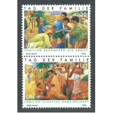 Naciones Unidas Viena Correo 2006 Yvert 476/77 ** Mnh