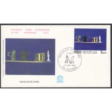 Francia Sobres Primer Dia FDC Yvert 2364 - Nicolas de Stael - Antibes 1985