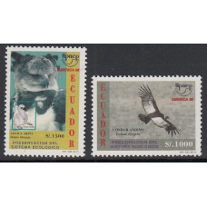 Ecuador - Correo 1995 Yvert 1344A/B ** Mnh   Upaep