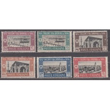 Tripolitania Correo Yvert 37/42 * Mh