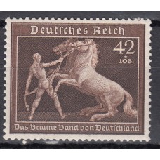 Alemania Imperio Correo 1939 Yvert 639 * Mh Fauna - Caballos