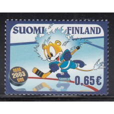 Finlandia - Correo 2003 Yvert 1611 ** Mnh Deportes - Campeonato del Mundo de Hockey