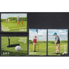 Finlandia Correo 2005 Yvert 1721/24 ** Mnh Deportes - golf