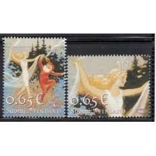 Finlandia - Correo 2006 Yvert 1762/63 ** Mnh Mitoligia nordica Cortados