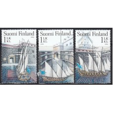 Finlandia - Correo 2006 Yvert 1774/76 Cortados ** Mnh Barcos