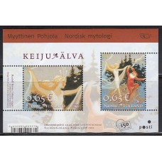 Finlandia - Hojas Yvert 40 ** Mnh Mitologia Nordica