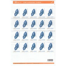 Finlandia Correo 2005 Yvert 1734 Mini Pliego doblado de 20 sellos ** Mnh Arte