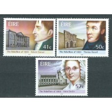 Irlanda Correo 2003 Yvert 1524/26 ** Mnh Personajes