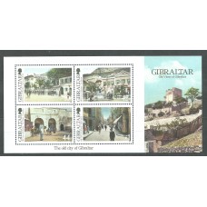 Gibraltar - Hojas Yvert 90 ** Mnh Vistas Antiguas de Gibraltar