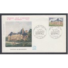 Francia Sobres Primer Dia FDC Yvert 1873 - Castillo Malmaison - 1976