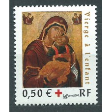 Francia Correo 2004 Yvert 3717 ** Mnh Cruza Roja