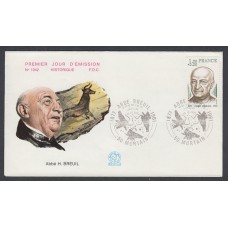 Francia Sobres Primer Dia FDC Yvert 1954 - Historia Mortain - 1977