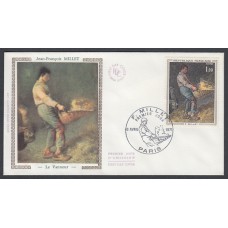 Francia Sobres Primer Dia FDC Yvert 1672 - Arte Millet - Paris 1971