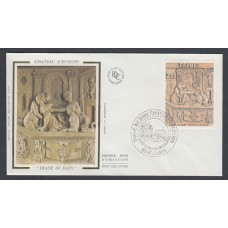 Francia Sobres Primer Dia FDC Yvert 2053 seda - Castillo de Ecouen 1979