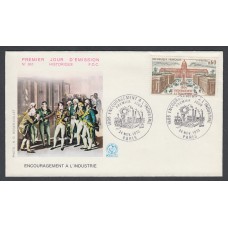 Francia Sobres Primer Dia FDC Yvert 1775 Industria Paris 1973