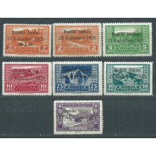 Albania Correo 1925 Yvert 159/65 * Mh Proclamación de la República