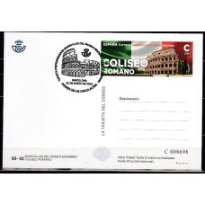 España II Centenario Tarjetas del correo 2021 Edifil 153 Usado Coliseo Romano