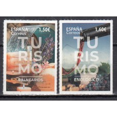 España II Centenario Correo 2021 Edifil 5449/50 ** Mnh Turismo