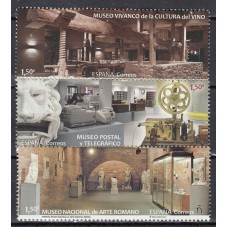 España II Centenario Correo 2021 Edifil 5466/8 ** Mnh  Museos