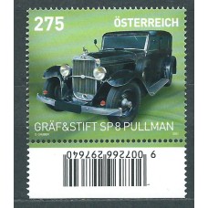 Austria Correo 2021 Yvert 3426 ** Mnh Automovil