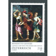 Austria Correo 2021 Yvert 3428 ** Mnh Pintura Benedetto Gennari