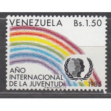 Venezuela Correo 1985 Yvert 1184 ** Mnh Año Internacional de la Juventud