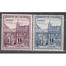 Colombia Aereo 1958 Yvert 305/6 * Mh