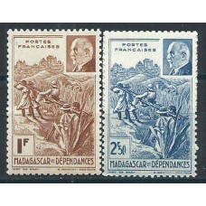 Madagascar - Correo 1941 Yvert 229/30 ** Mnh