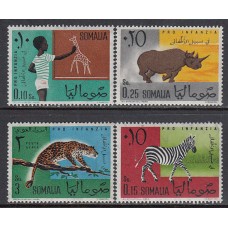 Somalia - Correo Yvert 6/8+A,7 ** Mnh Fauna