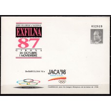 España II Centenario Sobres enteros postales 1987 Edifil 10A ** Mnh