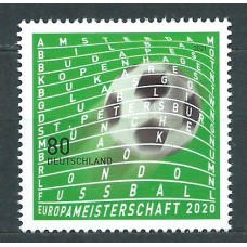 Alemania Federal Correo 2021 Yvert 3389 ** Mnh Campeonato Europeo de Futbol - Deportes