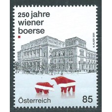 Austria Correo 2021 Yvert 3444 ** Mnh Bolsa de Viena