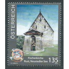 Austria Correo 2021 Yvet 3446 ** Mnh Iglesia Firscherkirche Rust